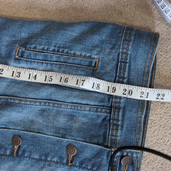 Old Navy Stretch Retro 90s Country Western Classic Denim Jacket M - Picture 6 of 7